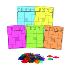 Bingo Card and Counters Set