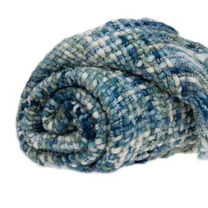 Parkland Collection Mia Transitional Multicolored Handloomed 52" x 67" Acrylic Blend Throw Blanket