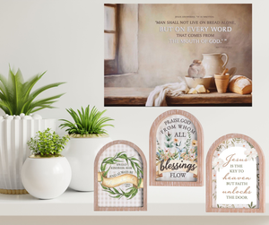 Framed Arch Praise God From White 9x13