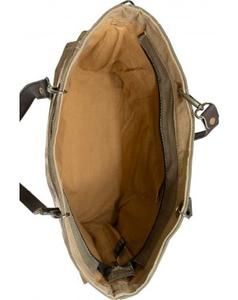 Recycled Military Tent Crossbody/Messenger Bag