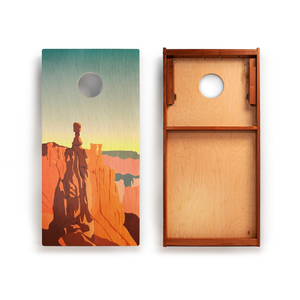 Bryce Canyon National Park Mahogany Pathfinder Cornhole Boards