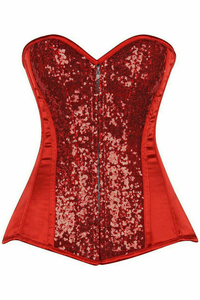 Top Drawer Sequin Steel Boned Corset