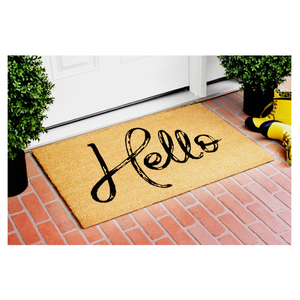 Calloway Mills Canty Hello Natural Doormat