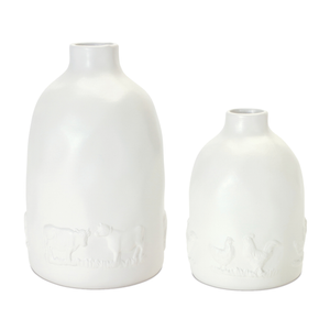 Ceramic Farm Animal Vase 