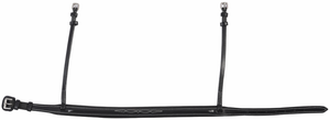 Henri de Rivel Pro Wide Padded Raised Fancy Stitched Noseband For Mono Crown Bridle 