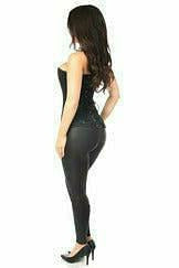 Lavish Lace Front Zipper Corset