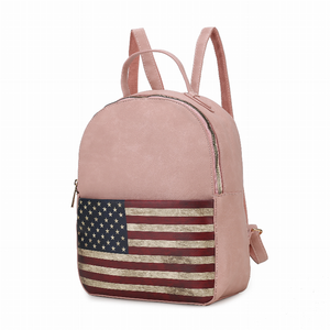 Briella Vegan Leather Women's FLAG Backpack