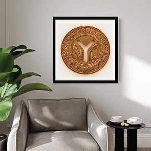 Courtside Market NY Transit Museum - NYC Token Framed Canvas