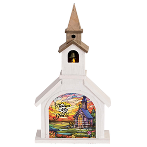 Church Figurine Nearer My God To Thee
