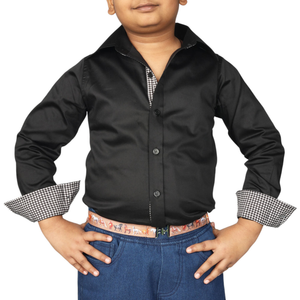 TuffRider Boys ADEY Shirt-M.Burgundy -3XL