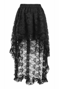 Lace Hi Low Skirt