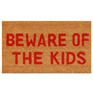 Calloway Mills Beware of the Kids Doormat