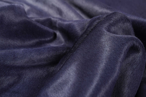 6' X 7' Navy Blue Cowhide Cowhide Area Rug