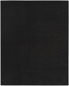 10' X 14' Black Non Skid Indoor Outdoor Area Rug - 606114455790