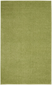 3' X 5' Green Non Skid Indoor Outdoor Area Rug - 606114458340