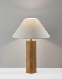 Canopy Natural Wood Block Table Lamp - 4512839455617