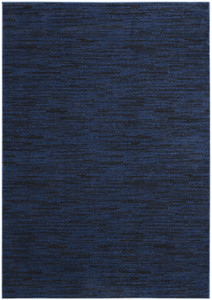 4' X 6' Midnight Blue Non Skid Indoor Outdoor Area Rug - 606114456605