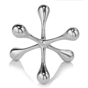 7" Silver Finish Large Decorative Jack - 4512839598833