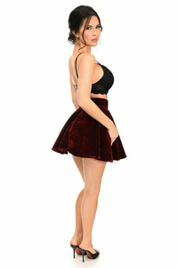 Crushed Velvet Skirt