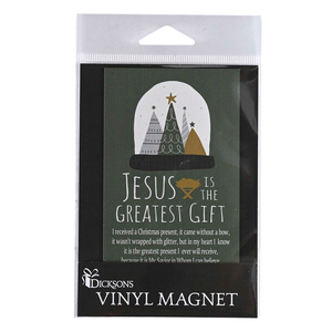 Magnet Jesus The Greatest Gift Pine Tree