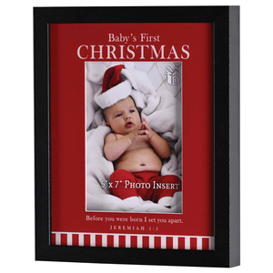 Photo Frame 5x7 Babys First Christmas