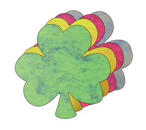 Shamrock Marble Assorted Color Creative Cut-Outs