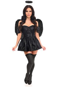 Top Drawer 4 PC Dark Angel Corset Costume