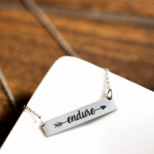 Endure Bar Necklace