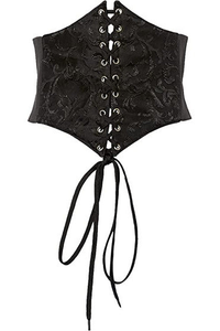 Lavish Brocade Corset Belt Cincher
