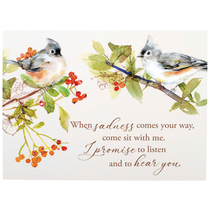 Card Set Encouragement Pastel Birds