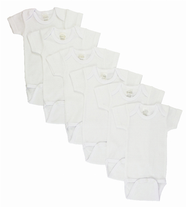 Bambini Short Sleeve One Piece 6 Pack