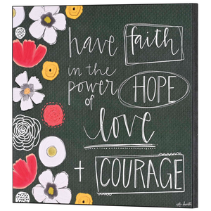 Wall Plaque Have Faith In Power