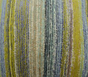 Plutus Clear Shore Blue Mustard and Lavender Handmade Luxury Pillow