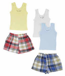 Bambini Boys Tank Tops and Boxer Shorts