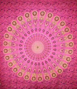 Elephant Herd Mandala Tapestry