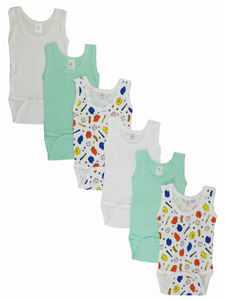 Bambini Boys' Printed Tank Top Variety Pack