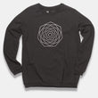 Black Flower Sweatshirt