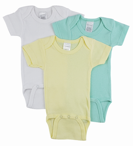Bambini Short Sleeve One Piece 3 Pack