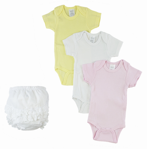 Bambini Girl's Onezies and Fancy Pants Underwear