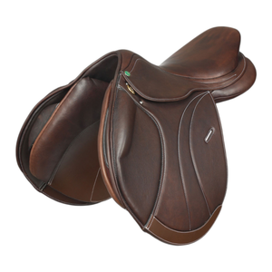 Henri De Rivel Equipe H Close Contact IGP Flocked Saddle- Havana -17.5
