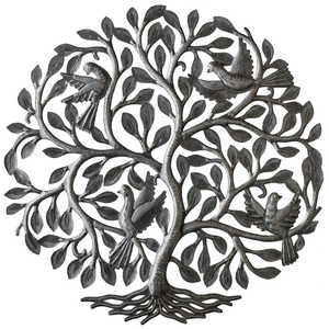 Four Birds in Tree