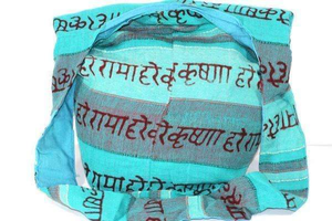 Peace & Om Patchwork Jhola Carry Bag