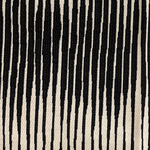 Plutus Black Crystal Luxury Throw Pillow in Black and Beige Tones