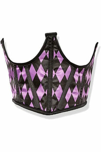 Lavish Diamond Satin Open Cup Waist Cincher