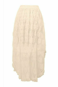 Lace Hi Low Skirt