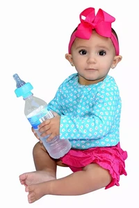 Refresh-A-Baby Universal Bottle Top Adapter, Fits Formula Juice & Water Bottles - MERMAID Nipple Top