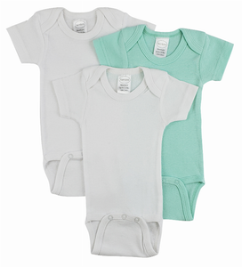 Bambini Short Sleeve One Piece 3 Pack