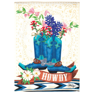 Flag Print Garden Texas Bonnets-Howdy