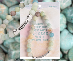 Bracelet Blessed Amazonite Gem Stone