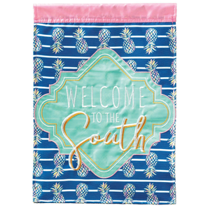 Welcome To The South Pineapple House Flag